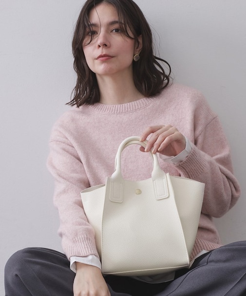 サイドウィングミドルトートバッグ【2WAY／軽量】