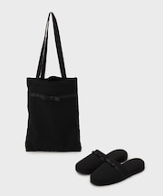 【セレモニー】2層トート付きスリッパ