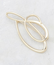 メタルラインブローチ