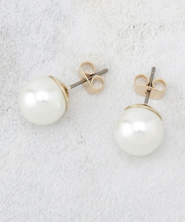 フェイクパールピアス