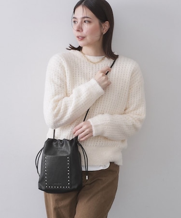 素材アソートサイドドロストミニショルダーバッグ【長さ調整可能】