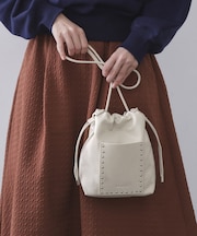 素材アソートサイドドロストミニショルダーバッグ【長さ調整可能】