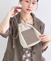 素材アソートサイドドロストミニショルダーバッグ【長さ調整可能】