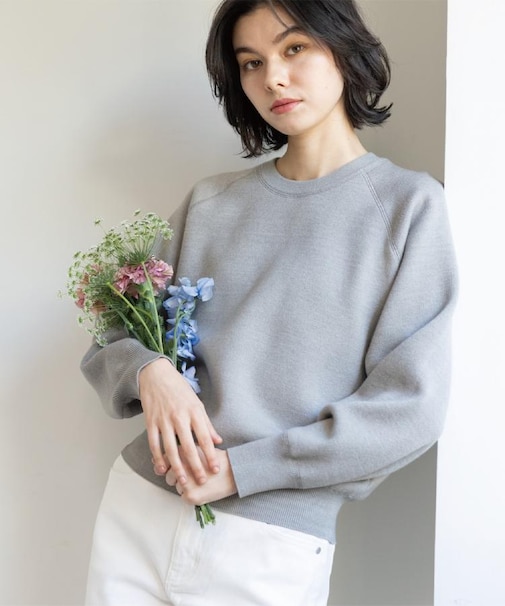 スウェットライクニット【洗濯機OK】