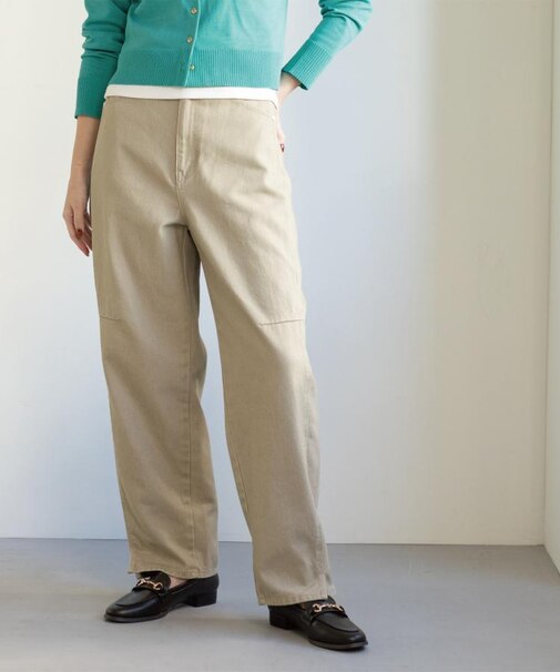 カーブシルエットカラーデニム【洗濯機OK】