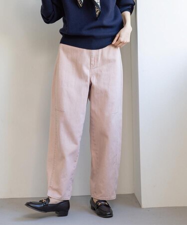 カーブシルエットカラーデニム【洗濯機OK】