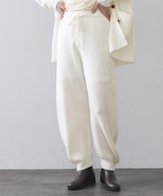 マシュマロタッチカーブニットパンツ/セットアップ対応可【洗濯機OK】