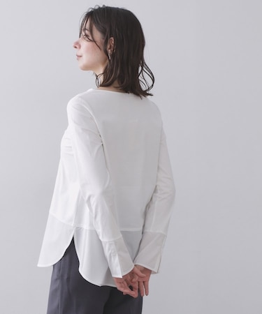 シャツドッキングカットソー【洗濯機OK】