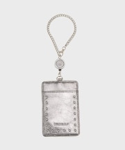 【リール付】スタッズデザインパスケース