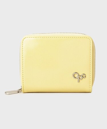 メタルパーツデザイン 二つ折りミニウォレット