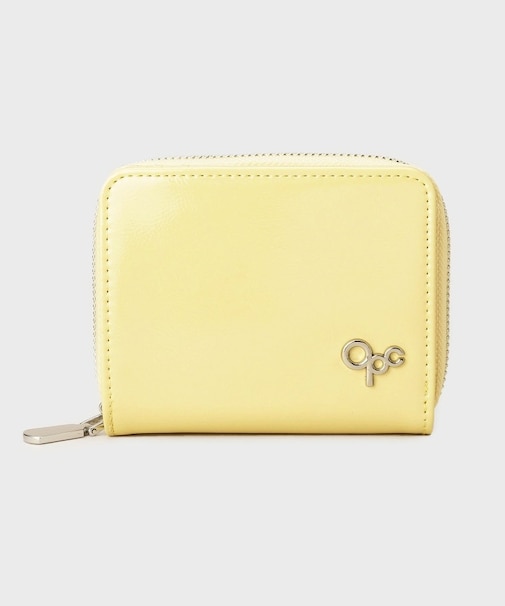 メタルパーツデザイン 二つ折りミニウォレット