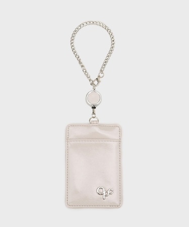 【リール付】メタルパーツデザインパスケース