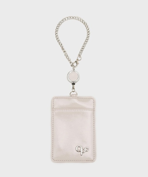 【リール付】メタルパーツデザインパスケース