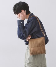 スクエアフリンジショルダーバッグ