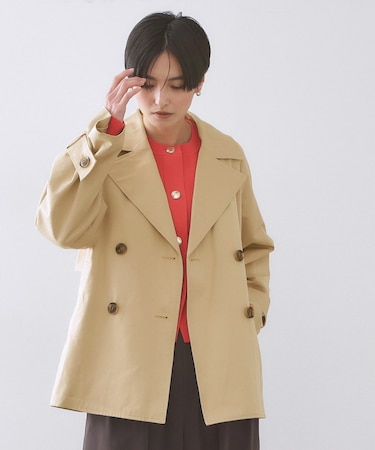 ミドルトレンチコート【洗濯機OK】