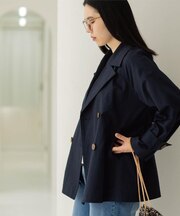 ミドルトレンチコート【洗濯機OK】