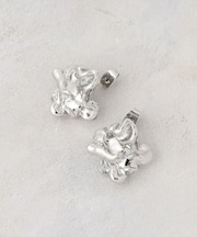 メタルニュアンスデザインピアス