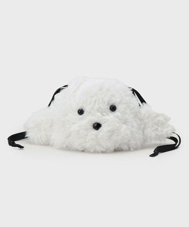 フラッフィーアニマル巾着ポーチ