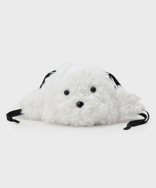 フラッフィーアニマル巾着ポーチ