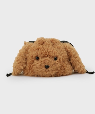 フラッフィーアニマル巾着ポーチ