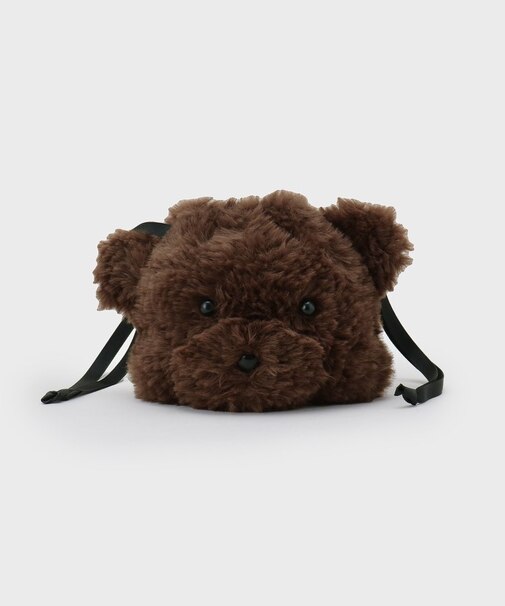 フラッフィーアニマル巾着ポーチ