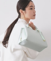 【2WAY】バイカラーミドルボストンバッグ