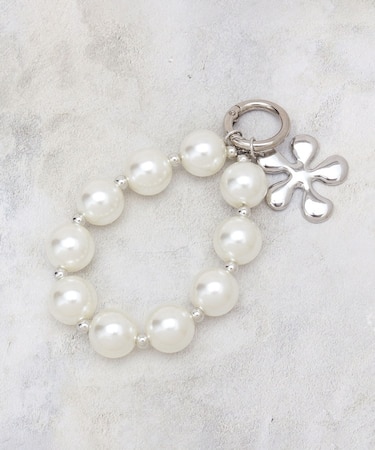 フラワーパーツ付きチャーム