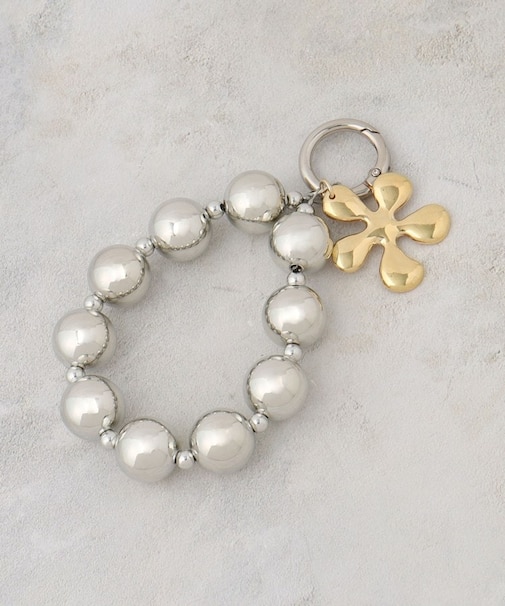 フラワーパーツ付きチャーム