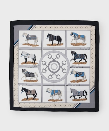 大判柄アソートスカーフ