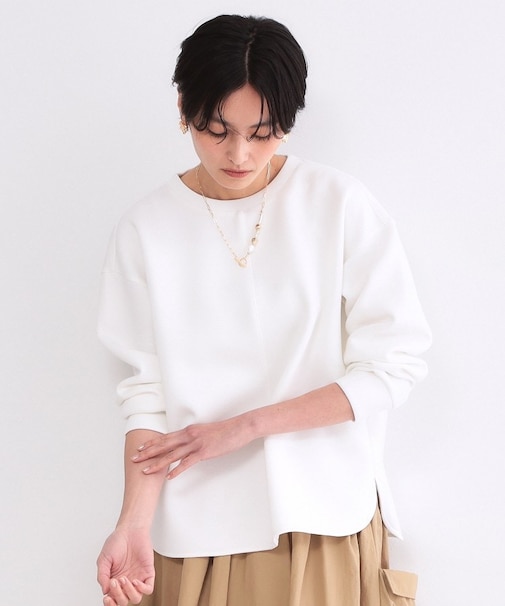 リラクシーボリュームスリーブトップス【洗濯機OK】