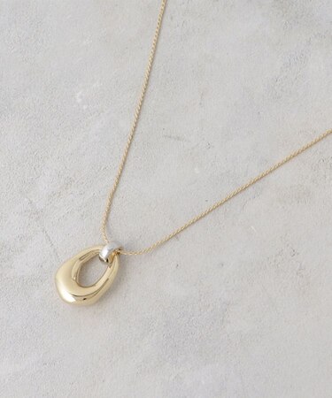 メタルカラー スライドネックレス