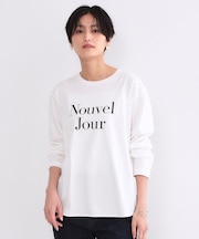 ロゴプリントロングTシャツ【洗濯機OK】