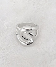 クロスオーバルメタルリング