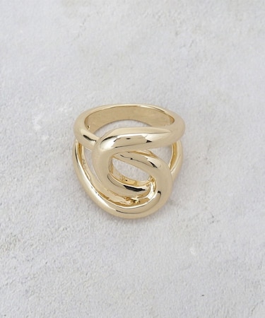 クロスオーバルメタルリング