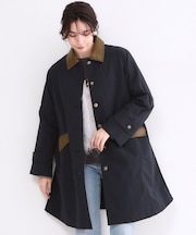 撥水ステンカラーコート【洗える】