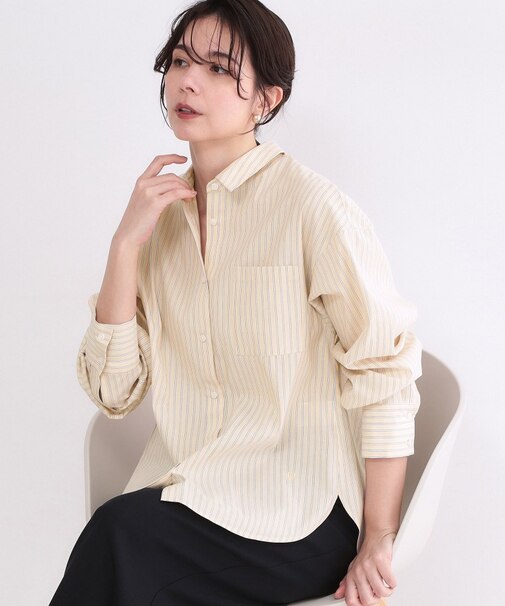 レギュラーカラーシャツ/ストライプアソート【洗濯機OK】