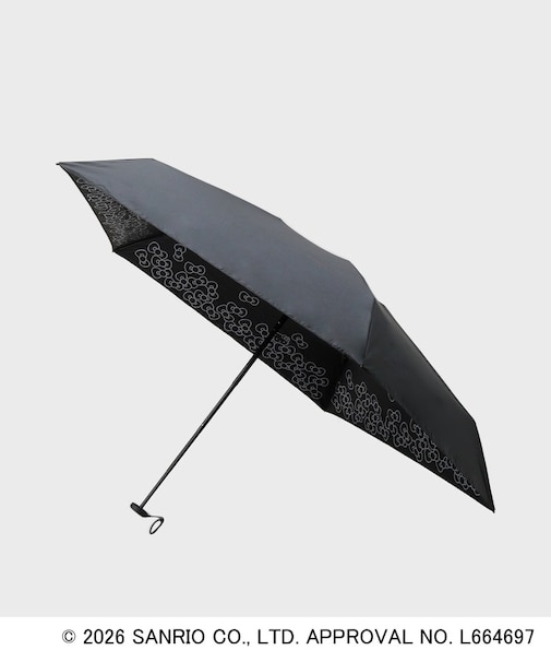 ◆【ハローキティ】晴雨兼用裏側プリント折りたたみ傘