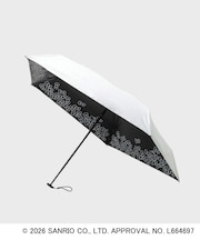 ◆【ハローキティ】晴雨兼用裏側プリント折りたたみ傘