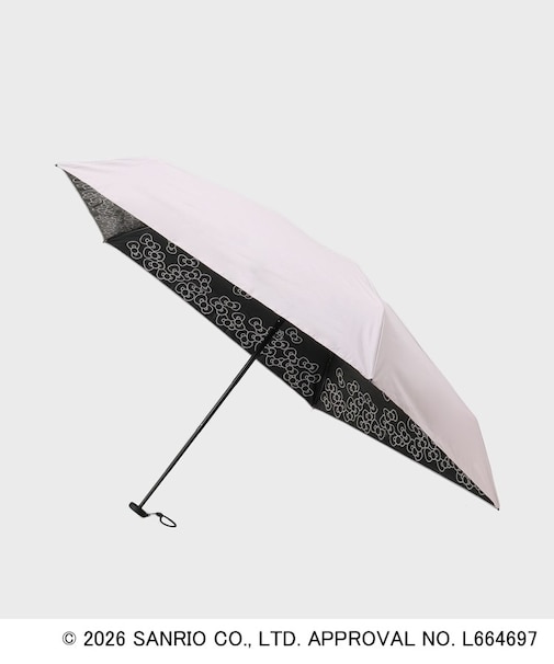 ◆【ハローキティ】晴雨兼用裏側プリント折りたたみ傘
