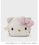 ◆【ハローキティ】キラふわフェイス型シェルポーチ