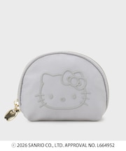 ◆【ハローキティ】立体フェイスプリントシェルポーチ