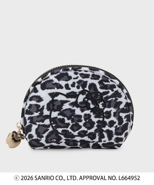 ◆【ハローキティ】立体フェイスプリントシェルポーチ