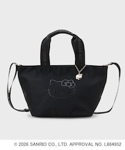 ◆【ハローキティ】2WAY立体フェイスプリントミドルバッグ