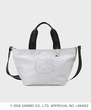 ◆【ハローキティ】2WAY立体フェイスプリントミドルバッグ