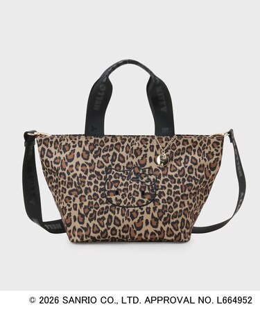 ◆【ハローキティ】2WAY立体フェイスプリントミドルバッグ