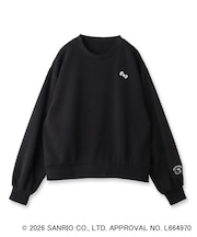 ◆【ハローキティ】ワンポイント刺しゅう入り裏毛プルオーバー