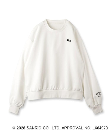 ◆【ハローキティ】ワンポイント刺しゅう入り裏毛プルオーバー