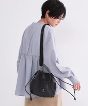 2WAYサイドポケット 巾着ミニショルダー