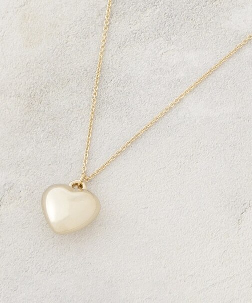 メタルハートモチーフ ペンダント