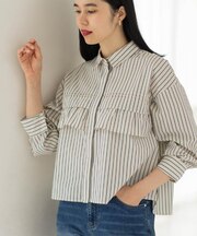 タックフリルシャツ【洗濯機OK】